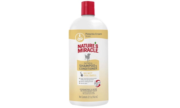 Nature's Miracle Nature’s Miracle Oatmeal Shampoo & Conditioner for Dogs, 32 Oz, Pistachio Cream Scent