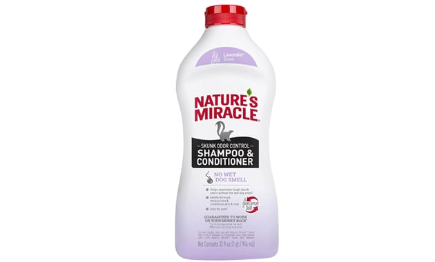 Nature's Miracle® Skunk Odor Control Shampoo & Conditioner Lavender Scent 32 Oz, Odor Control Formula