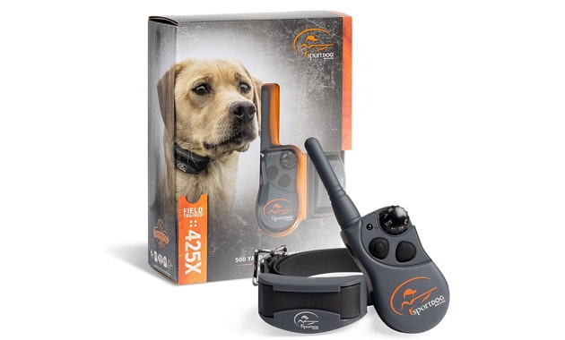 SportDOG Brand FieldTrainer 425X Dog Training Collar - 500 Yard Range - Rechargeable Remote Trainer with Shock, Vibrate, and Tone