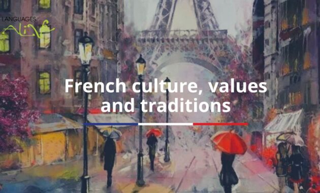 French culture and values to understand