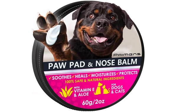 Natural Dog Paw Balm, Dog Paw Protection for Hot Pavement, Dog Paw Wax for Dry Paws & Nose, Canine Paw Moisturizer for Cracked Paws, Cream Butter for Cat, Dogs Paw Protectors, Paw Pad Lotion (2 OZ)