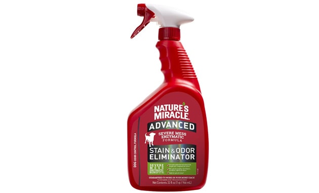 Nature's Miracle Advanced Dog Stain and Odor Eliminator Spray, Severe Mess Enzymatic Formula, 32 fl oz