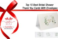 Top 10 Best Bridal Shower Thank You Cards With Envelopes