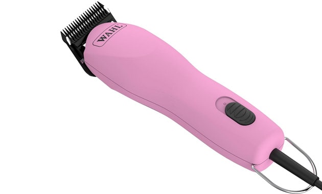 WAHL Professional Animal Thick Coat Pet Clipper & Dog Clipper (#9787-300) - Dog Hair Remover - Grooming Clippers for Dog, Cat & Pets - for Thick Haired Dogs & Pets - 2 Speeds - Pink